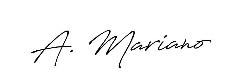 It looks lik you need a new signature style for name A. Mariano. Design unique handwritten (Antro_Vectra_Bolder) signature with our free signature maker in just a few clicks. A. Mariano signature style 7 images and pictures png