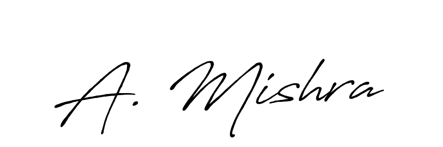 How to Draw A. Mishra signature style? Antro_Vectra_Bolder is a latest design signature styles for name A. Mishra. A. Mishra signature style 7 images and pictures png