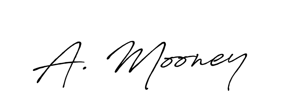 Also we have A. Mooney name is the best signature style. Create professional handwritten signature collection using Antro_Vectra_Bolder autograph style. A. Mooney signature style 7 images and pictures png