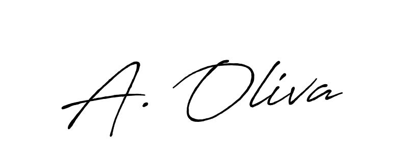 Make a beautiful signature design for name A. Oliva. With this signature (Antro_Vectra_Bolder) style, you can create a handwritten signature for free. A. Oliva signature style 7 images and pictures png