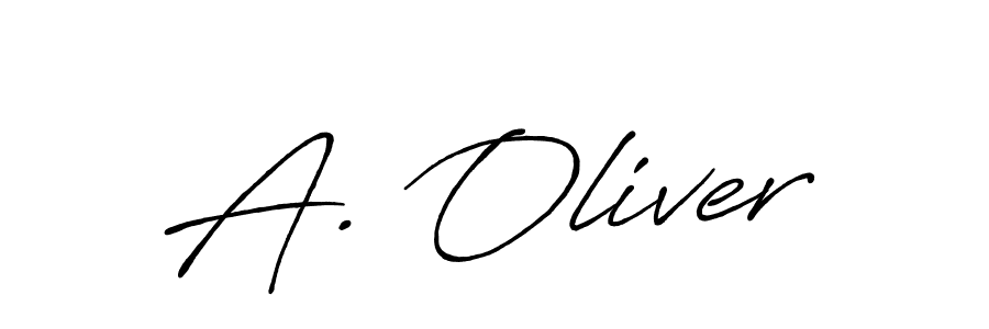 Also You can easily find your signature by using the search form. We will create A. Oliver name handwritten signature images for you free of cost using Antro_Vectra_Bolder sign style. A. Oliver signature style 7 images and pictures png