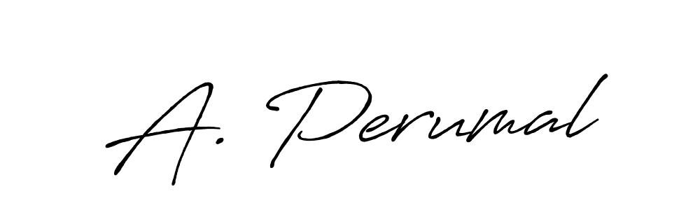 Antro_Vectra_Bolder is a professional signature style that is perfect for those who want to add a touch of class to their signature. It is also a great choice for those who want to make their signature more unique. Get A. Perumal name to fancy signature for free. A. Perumal signature style 7 images and pictures png