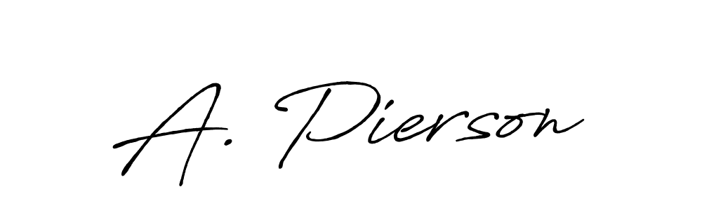 It looks lik you need a new signature style for name A. Pierson. Design unique handwritten (Antro_Vectra_Bolder) signature with our free signature maker in just a few clicks. A. Pierson signature style 7 images and pictures png