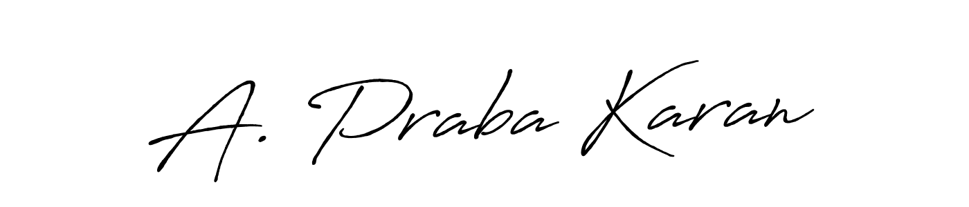 How to make A. Praba Karan signature? Antro_Vectra_Bolder is a professional autograph style. Create handwritten signature for A. Praba Karan name. A. Praba Karan signature style 7 images and pictures png