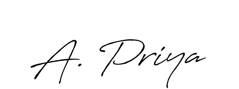 Make a beautiful signature design for name A. Priya. With this signature (Antro_Vectra_Bolder) style, you can create a handwritten signature for free. A. Priya signature style 7 images and pictures png