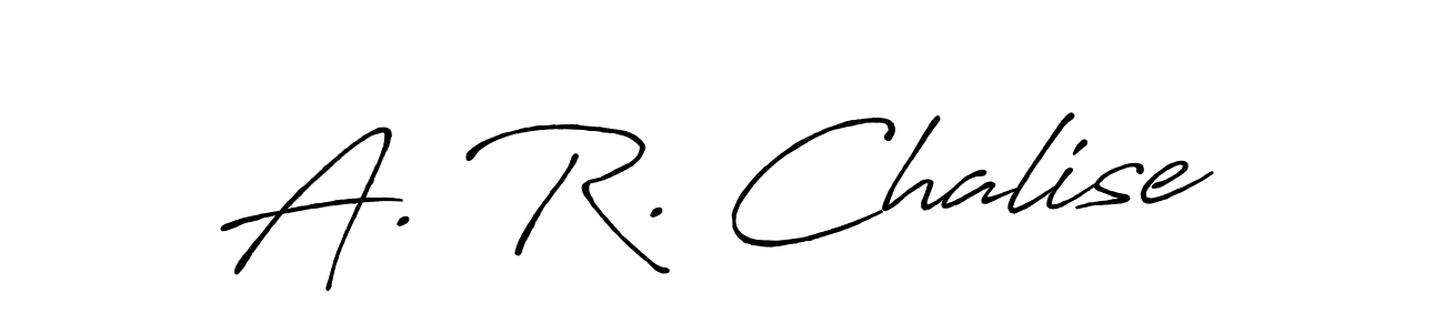 This is the best signature style for the A. R. Chalise name. Also you like these signature font (Antro_Vectra_Bolder). Mix name signature. A. R. Chalise signature style 7 images and pictures png