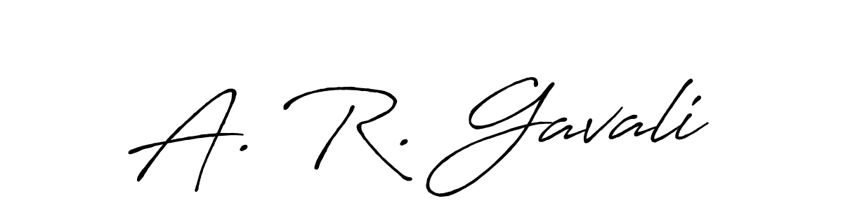 Antro_Vectra_Bolder is a professional signature style that is perfect for those who want to add a touch of class to their signature. It is also a great choice for those who want to make their signature more unique. Get A. R. Gavali name to fancy signature for free. A. R. Gavali signature style 7 images and pictures png