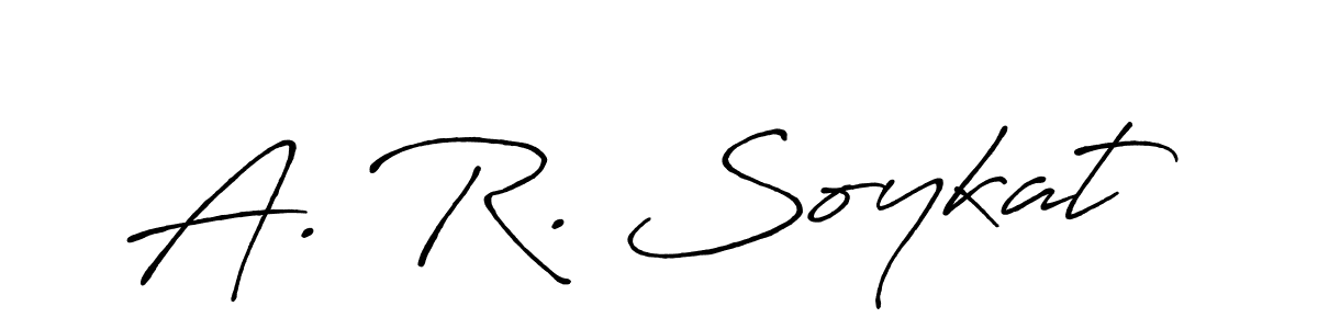 Best and Professional Signature Style for A. R. Soykat. Antro_Vectra_Bolder Best Signature Style Collection. A. R. Soykat signature style 7 images and pictures png