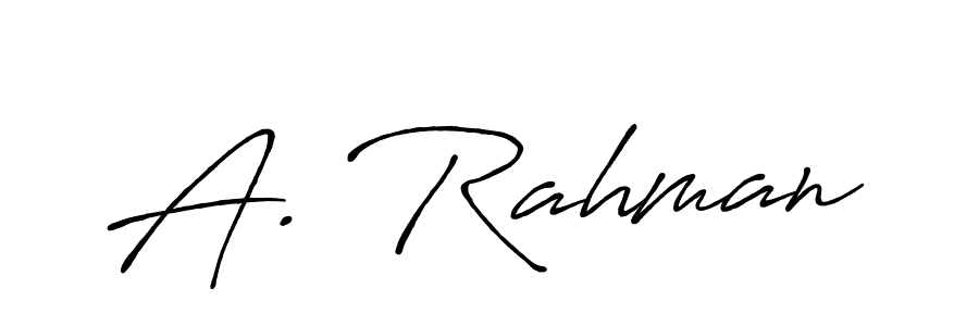 How to Draw A. Rahman signature style? Antro_Vectra_Bolder is a latest design signature styles for name A. Rahman. A. Rahman signature style 7 images and pictures png