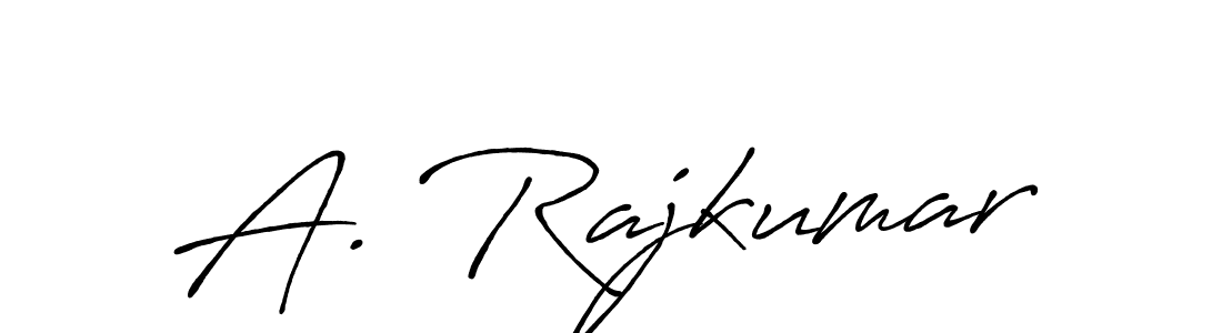 The best way (Antro_Vectra_Bolder) to make a short signature is to pick only two or three words in your name. The name A. Rajkumar include a total of six letters. For converting this name. A. Rajkumar signature style 7 images and pictures png