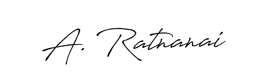 if you are searching for the best signature style for your name A. Ratnanai. so please give up your signature search. here we have designed multiple signature styles  using Antro_Vectra_Bolder. A. Ratnanai signature style 7 images and pictures png