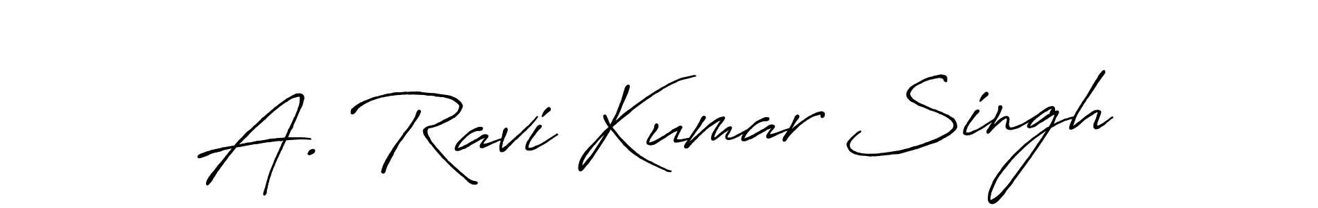 How to Draw A. Ravi Kumar Singh signature style? Antro_Vectra_Bolder is a latest design signature styles for name A. Ravi Kumar Singh. A. Ravi Kumar Singh signature style 7 images and pictures png