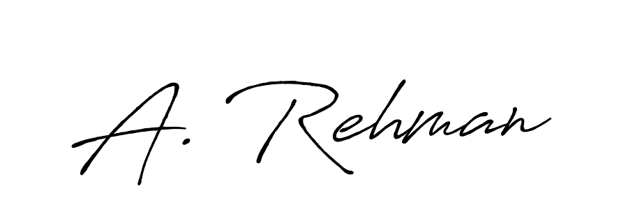 How to Draw A. Rehman signature style? Antro_Vectra_Bolder is a latest design signature styles for name A. Rehman. A. Rehman signature style 7 images and pictures png