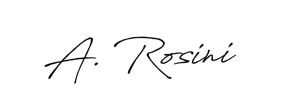 Design your own signature with our free online signature maker. With this signature software, you can create a handwritten (Antro_Vectra_Bolder) signature for name A. Rosini. A. Rosini signature style 7 images and pictures png