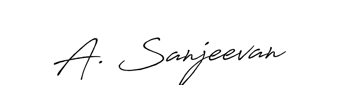 Here are the top 10 professional signature styles for the name A. Sanjeevan. These are the best autograph styles you can use for your name. A. Sanjeevan signature style 7 images and pictures png