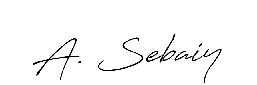 Make a short A. Sebaiy signature style. Manage your documents anywhere anytime using Antro_Vectra_Bolder. Create and add eSignatures, submit forms, share and send files easily. A. Sebaiy signature style 7 images and pictures png
