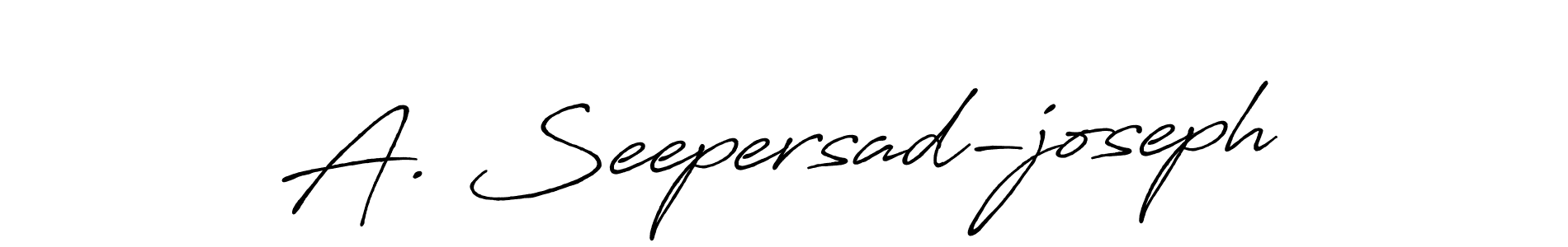 Best and Professional Signature Style for A. Seepersad-joseph. Antro_Vectra_Bolder Best Signature Style Collection. A. Seepersad-joseph signature style 7 images and pictures png