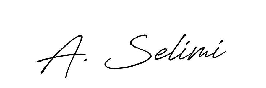 Make a beautiful signature design for name A. Selimi. Use this online signature maker to create a handwritten signature for free. A. Selimi signature style 7 images and pictures png