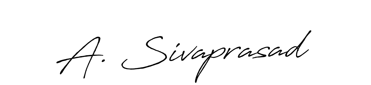 Also You can easily find your signature by using the search form. We will create A. Sivaprasad name handwritten signature images for you free of cost using Antro_Vectra_Bolder sign style. A. Sivaprasad signature style 7 images and pictures png