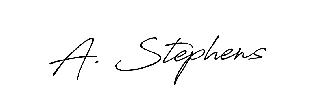 You should practise on your own different ways (Antro_Vectra_Bolder) to write your name (A. Stephens) in signature. don't let someone else do it for you. A. Stephens signature style 7 images and pictures png