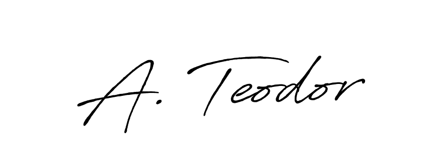 Make a beautiful signature design for name A. Teodor. Use this online signature maker to create a handwritten signature for free. A. Teodor signature style 7 images and pictures png