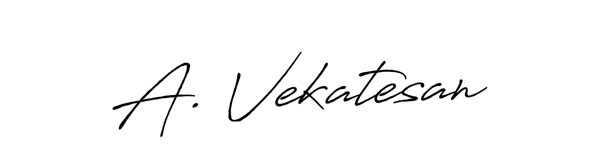 Also You can easily find your signature by using the search form. We will create A. Vekatesan name handwritten signature images for you free of cost using Antro_Vectra_Bolder sign style. A. Vekatesan signature style 7 images and pictures png