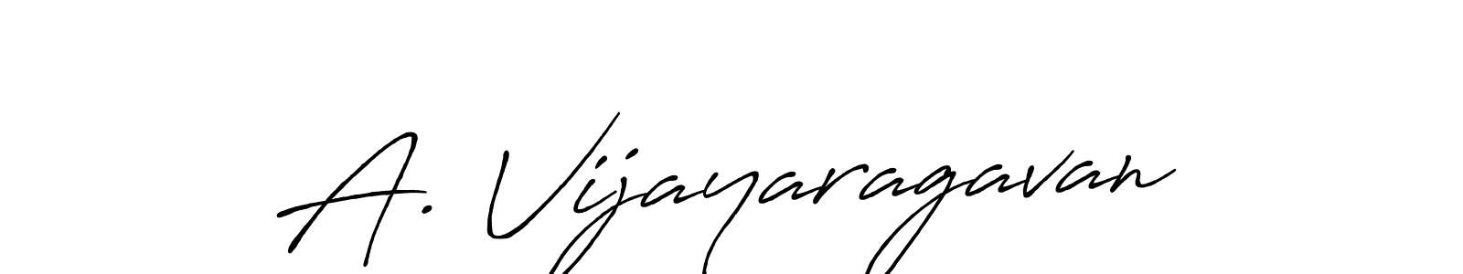 Design your own signature with our free online signature maker. With this signature software, you can create a handwritten (Antro_Vectra_Bolder) signature for name A. Vijayaragavan. A. Vijayaragavan signature style 7 images and pictures png