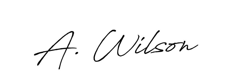 Here are the top 10 professional signature styles for the name A. Wilson. These are the best autograph styles you can use for your name. A. Wilson signature style 7 images and pictures png