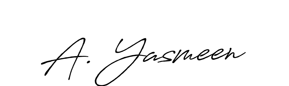 if you are searching for the best signature style for your name A. Yasmeen. so please give up your signature search. here we have designed multiple signature styles  using Antro_Vectra_Bolder. A. Yasmeen signature style 7 images and pictures png