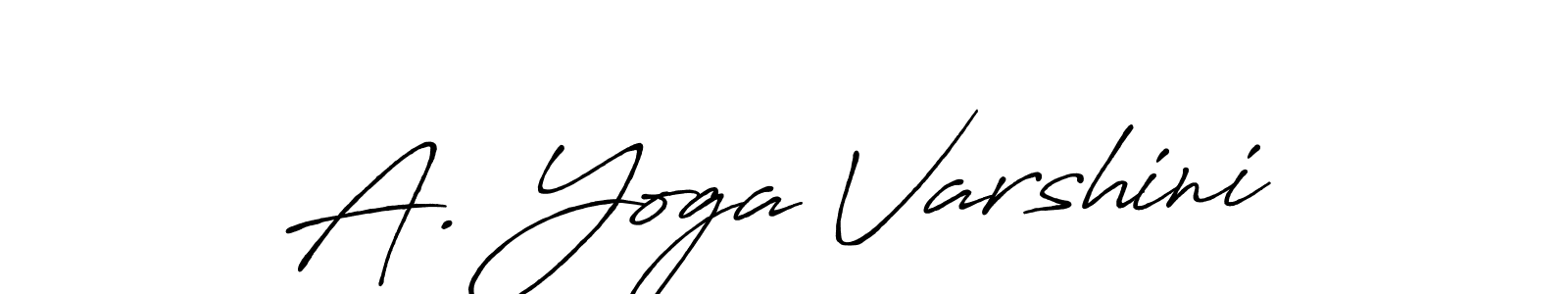 How to make A. Yoga Varshini name signature. Use Antro_Vectra_Bolder style for creating short signs online. This is the latest handwritten sign. A. Yoga Varshini signature style 7 images and pictures png