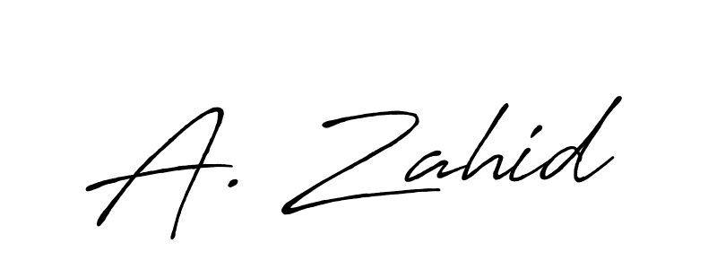 Here are the top 10 professional signature styles for the name A. Zahid. These are the best autograph styles you can use for your name. A. Zahid signature style 7 images and pictures png