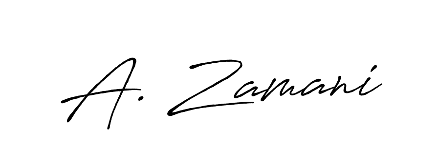 Make a beautiful signature design for name A. Zamani. Use this online signature maker to create a handwritten signature for free. A. Zamani signature style 7 images and pictures png