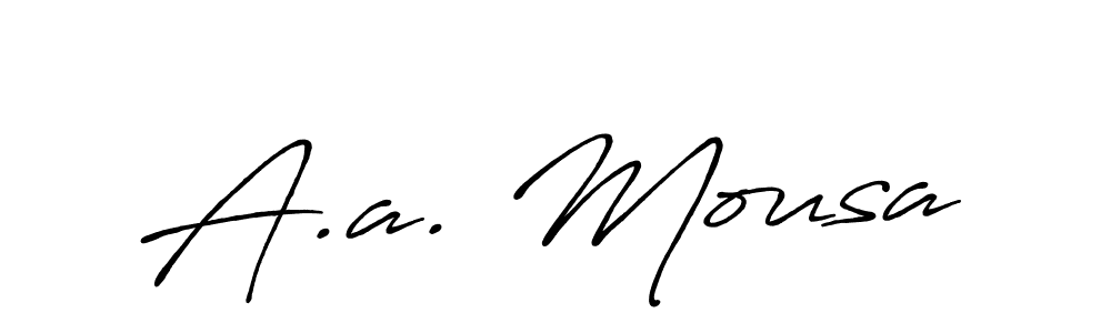 How to Draw A.a. Mousa signature style? Antro_Vectra_Bolder is a latest design signature styles for name A.a. Mousa. A.a. Mousa signature style 7 images and pictures png