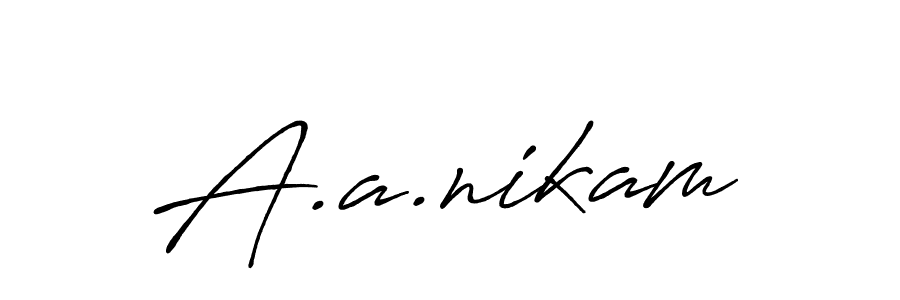 Here are the top 10 professional signature styles for the name A.a.nikam. These are the best autograph styles you can use for your name. A.a.nikam signature style 7 images and pictures png