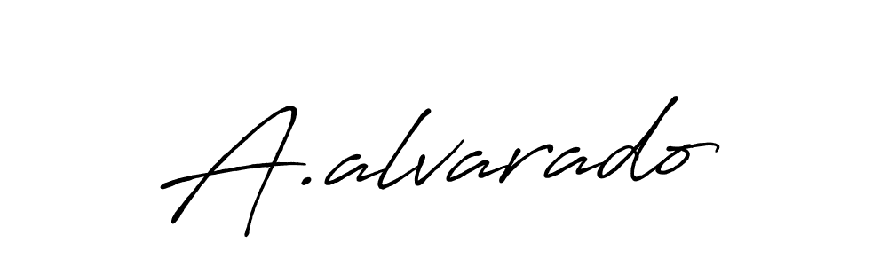 The best way (Antro_Vectra_Bolder) to make a short signature is to pick only two or three words in your name. The name A.alvarado include a total of six letters. For converting this name. A.alvarado signature style 7 images and pictures png