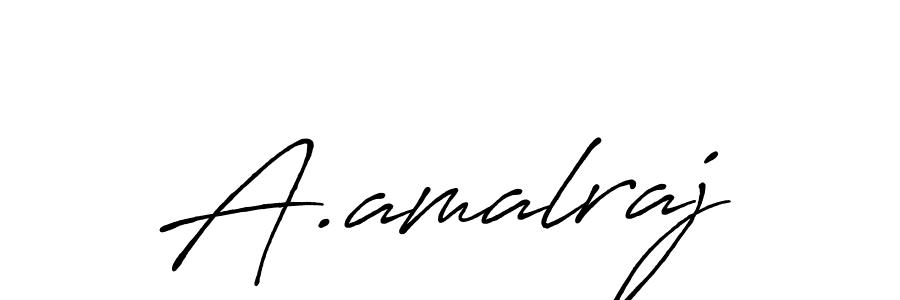 Use a signature maker to create a handwritten signature online. With this signature software, you can design (Antro_Vectra_Bolder) your own signature for name A.amalraj. A.amalraj signature style 7 images and pictures png