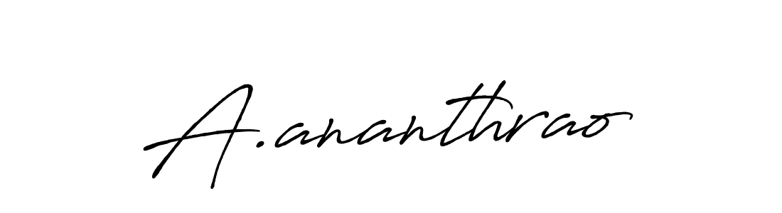 Make a beautiful signature design for name A.ananthrao. Use this online signature maker to create a handwritten signature for free. A.ananthrao signature style 7 images and pictures png