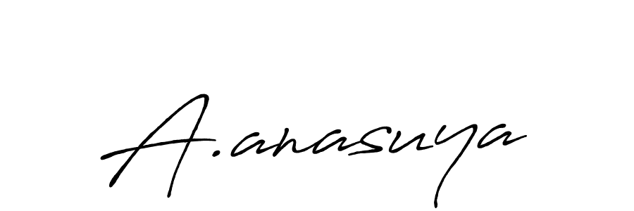 It looks lik you need a new signature style for name A.anasuya. Design unique handwritten (Antro_Vectra_Bolder) signature with our free signature maker in just a few clicks. A.anasuya signature style 7 images and pictures png