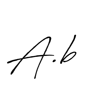 Here are the top 10 professional signature styles for the name A.b. These are the best autograph styles you can use for your name. A.b signature style 7 images and pictures png