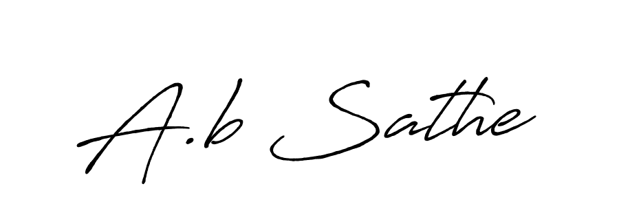 Best and Professional Signature Style for A.b Sathe. Antro_Vectra_Bolder Best Signature Style Collection. A.b Sathe signature style 7 images and pictures png