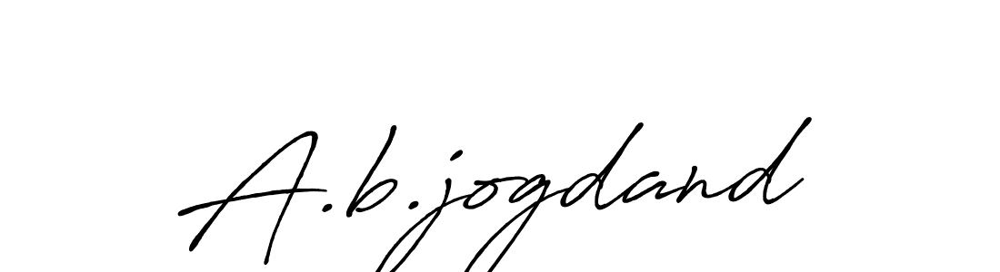 The best way (Antro_Vectra_Bolder) to make a short signature is to pick only two or three words in your name. The name A.b.jogdand include a total of six letters. For converting this name. A.b.jogdand signature style 7 images and pictures png