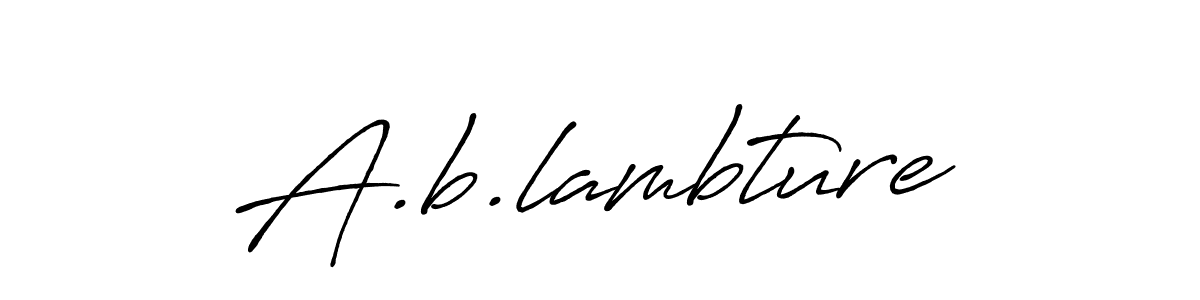 Make a beautiful signature design for name A.b.lambture. Use this online signature maker to create a handwritten signature for free. A.b.lambture signature style 7 images and pictures png