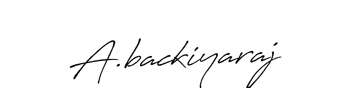 Also You can easily find your signature by using the search form. We will create A.backiyaraj name handwritten signature images for you free of cost using Antro_Vectra_Bolder sign style. A.backiyaraj signature style 7 images and pictures png