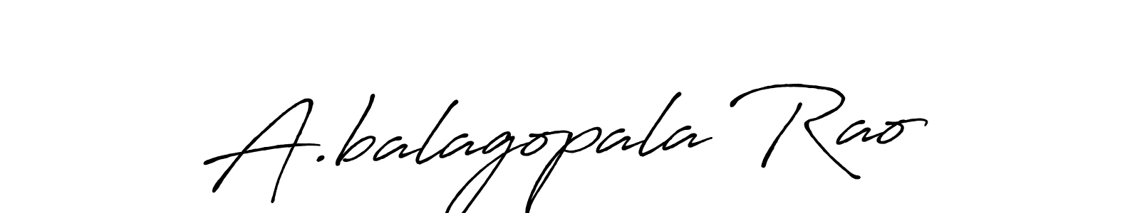 Also You can easily find your signature by using the search form. We will create A.balagopala Rao name handwritten signature images for you free of cost using Antro_Vectra_Bolder sign style. A.balagopala Rao signature style 7 images and pictures png