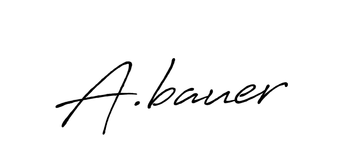 if you are searching for the best signature style for your name A.bauer. so please give up your signature search. here we have designed multiple signature styles  using Antro_Vectra_Bolder. A.bauer signature style 7 images and pictures png