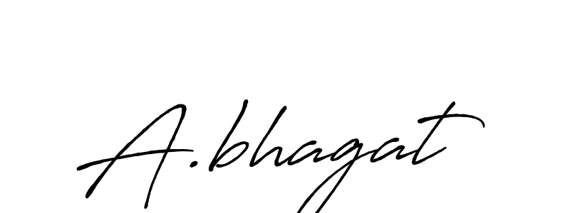 A.bhagat stylish signature style. Best Handwritten Sign (Antro_Vectra_Bolder) for my name. Handwritten Signature Collection Ideas for my name A.bhagat. A.bhagat signature style 7 images and pictures png