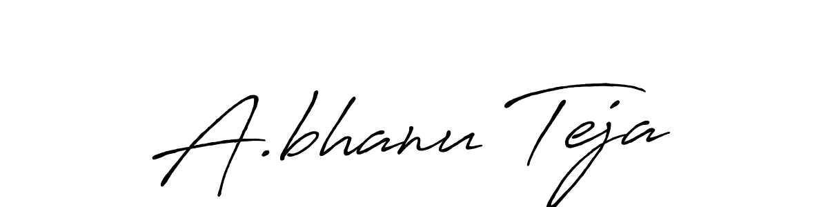 Make a beautiful signature design for name A.bhanu Teja. Use this online signature maker to create a handwritten signature for free. A.bhanu Teja signature style 7 images and pictures png