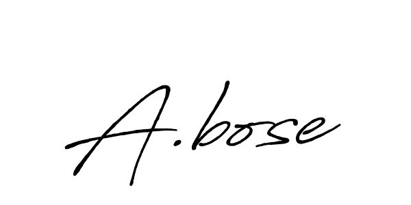 Once you've used our free online signature maker to create your best signature Antro_Vectra_Bolder style, it's time to enjoy all of the benefits that A.bose name signing documents. A.bose signature style 7 images and pictures png