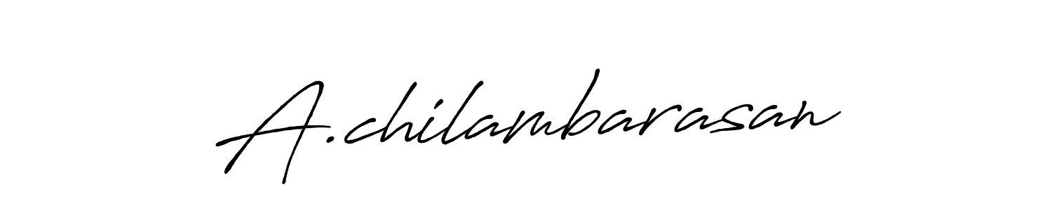 Also You can easily find your signature by using the search form. We will create A.chilambarasan name handwritten signature images for you free of cost using Antro_Vectra_Bolder sign style. A.chilambarasan signature style 7 images and pictures png