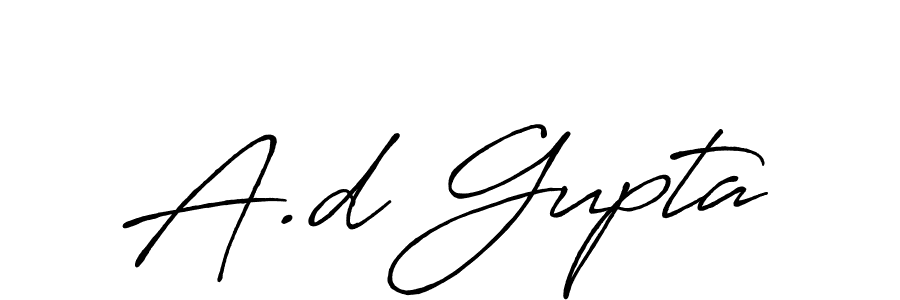 Also You can easily find your signature by using the search form. We will create A.d Gupta name handwritten signature images for you free of cost using Antro_Vectra_Bolder sign style. A.d Gupta signature style 7 images and pictures png